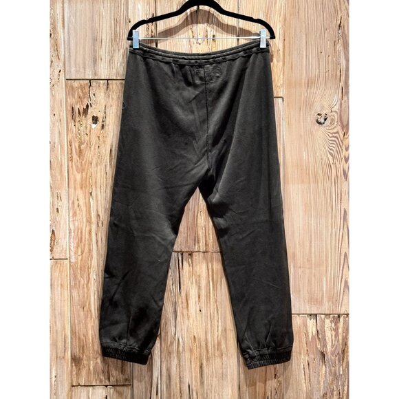 ROQUE ITALY WOMEN'S ITALIAN DESIGNED MADE SWEATPANT / 4 / BLACK W/ BLACK STRIPE - Picture 2 of 6